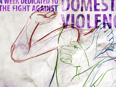 Domestic Violence Awareness design domestic violence flyer illustration poster