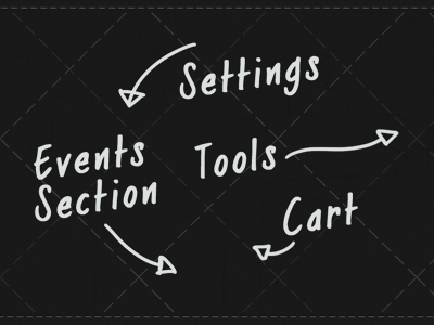 Hand-drawn Arrows arrows features hand drawn sections ui