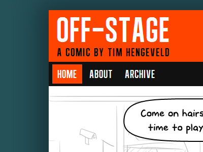 Off-stage site off stage webcomic