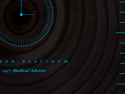 24/7 Medical Advisor brochure clock design