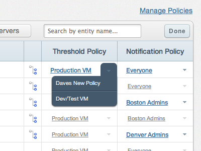 Drop down menu within table app drop down dropdown table ui webapp