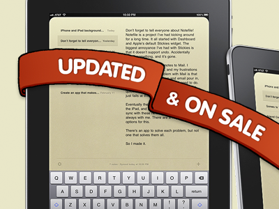 Notefile Banner ipad make it pop notefile