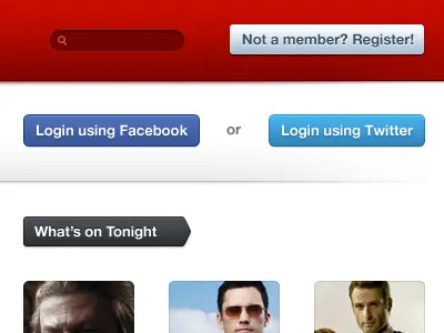 fav.tv: Logged Out app appstore design designer fav.tv fun graphic design interface intern iphone iphone4 notifications red retina san francisco ui ui designer ux website