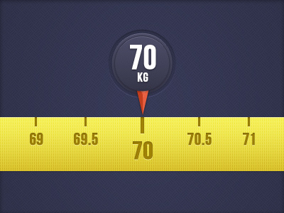 Weight indicator widget android clean purple ui weight widget