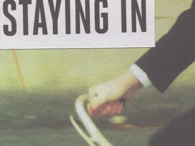 Staying In charts indie music paper print texture