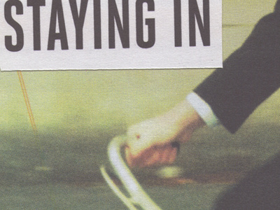 Staying In charts indie music paper print texture