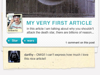 Blog Post blog post blogpost paper polaroid post star wars starwars wordpress article