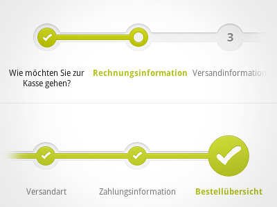 Progress progress progress indicators steps