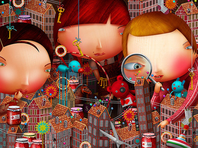 City Toys illustration illustrator toys сity