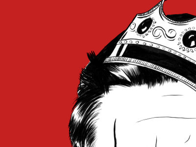 Crowned editorial freelance illustration op ed