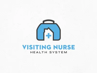 Visiting Nurse 01 care health hospital logo nurse personal