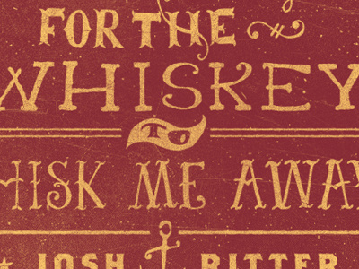 Whiskey hand lettering whiskey