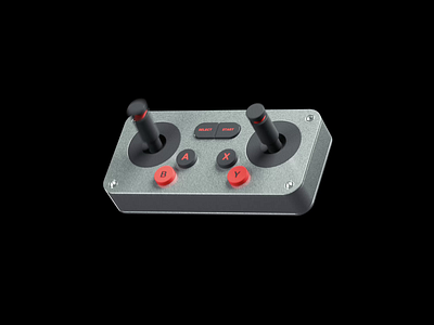 Input Verification 3d blender blender3d controller game gaming illustration retro videogames