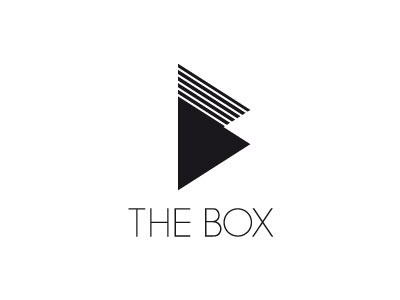 The Box black and white graphic design logo logo design typography