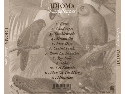 Landscapes - Album Cover album back cover idioma landscapes
