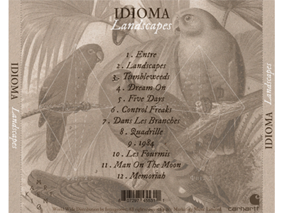 Landscapes - Album Cover album back cover idioma landscapes