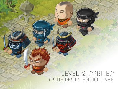 Sprites for iOS Game design game illustration ios