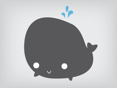 Whale animal cute illustration vector whale