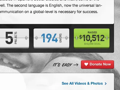 Digital Hope Info Tickers blue buttons detail din green helvetica numbers red ticker ui web website