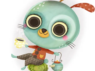 Little Rabbit animals digital illustration rabbit