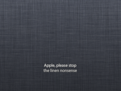 Linen apple crap eye candy ios kitsch linen stop