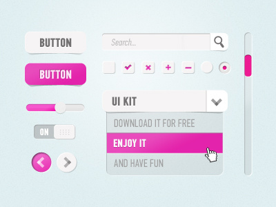 Ui Elements for free elements kit soft colors ui user interface