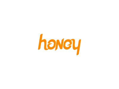 Honey Ambigram Logo Design 360 ambigram clever design agency flip freelance logo designer graphic design graphic designer honey logo logo design logo designer orange palindrome palyndrome side sweet type typography wordmark