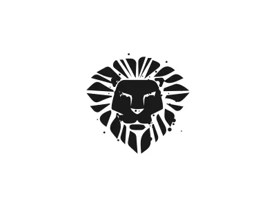 Lion Lgoo Design animal animal logo black brand esports freelance logo designer graphic design graphic designer ink lgoo loog lgo lion lion logo logo logo design logo designer logomark mark spatter sports tiger