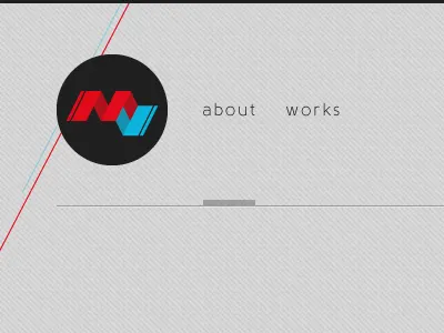 Navigation on my new website header mathieu menus mv navigation