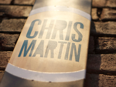 Shredstick chris martin fuck yeah ohio skateboard spray paint