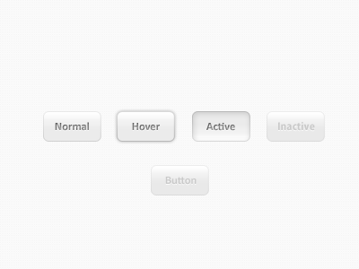 smooth white buttons buttons grey ui white wip