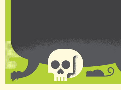 Witches Brew design halloween illustration skull