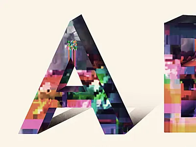 Error A alphabet error pattern type typography