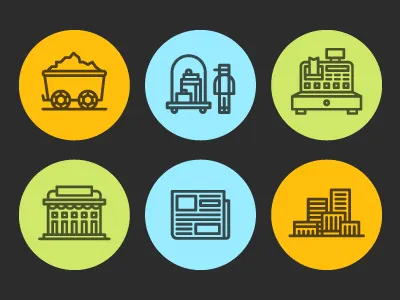 Financial Icons 2 illustration