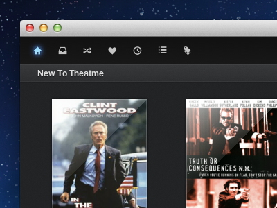 New Minimal Theatme UI css3 interface theatme