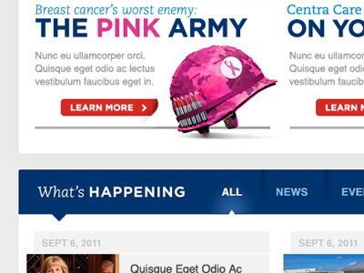 FloridaHospital.com redesign healthcare hospital web website