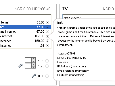 Order Entry ui