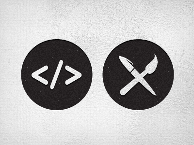 Developers And Designers designers developers grunge icon monochrome texture