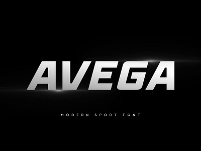 AVEGA: The Evolution of Modern Sports Typography 🏅 athletic avega bold branding creative dynamic energentic font italic lettering logo merchandise modern outline sharp sport typography