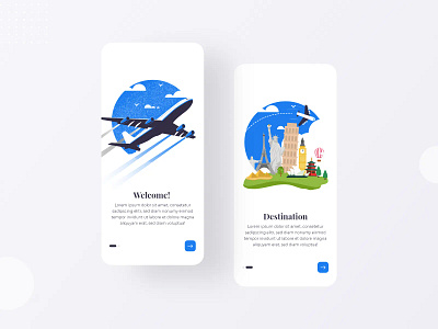 Traveling App app branding design illustration motion graphics typography ui design ux ux research