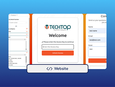 Website enhancement - Techtop authentication card contact django footer form graphic design header html javascript login logo motor python react sign in sign up support techtop ui