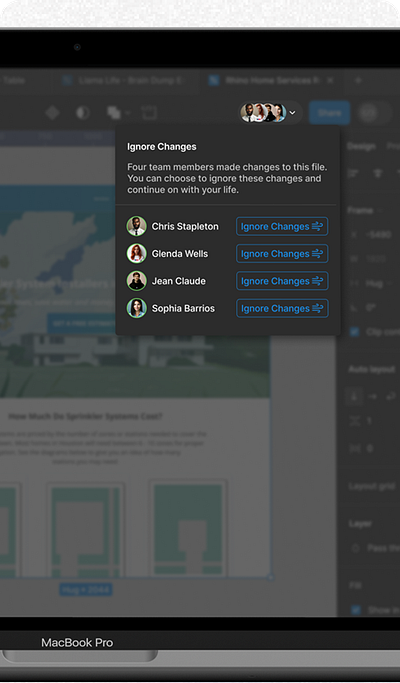 Figma Ignore Changes app design product design product designer ui uxdesign