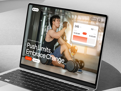 Strive - Fitness Gym Sport Arena Trainer agency coach elementor fitness framer gym landing page platform services software sport tracker trainer ui webflow website wordpress