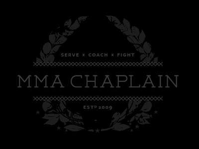 mma chaplain concept crest logo