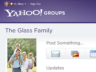 Y! Groups Redesign groups yahoo