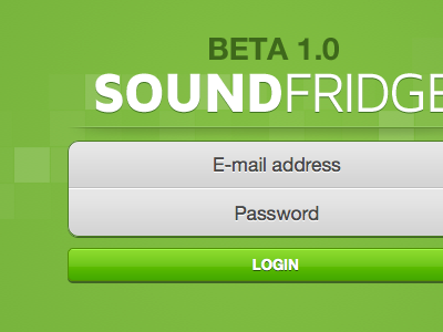 Soundfridge Sign in v1.0 login signin soundfridge web