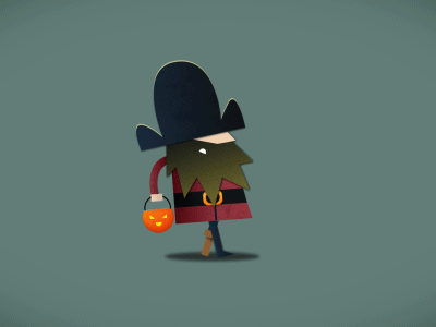 Pirate animated gif cartoon halloween illustration pirate