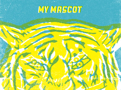 Mascot poster tiger