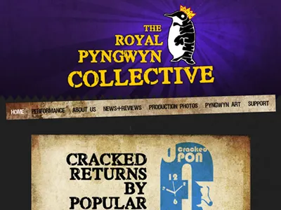 The Royal Pyngwyn Collective acting group penguin performance theatre website