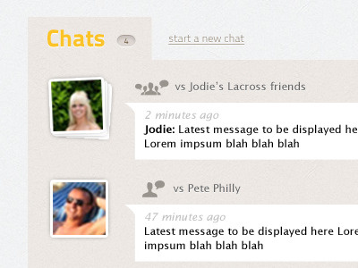 Chat chat chat chat icons social texture ui webapp